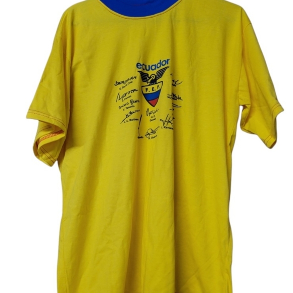Ecuador Fubol T-Shirt F.E.F - Picture 1 of 4